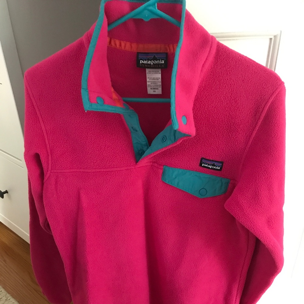 Patagonia women’s synchilla fleece pullover, xs